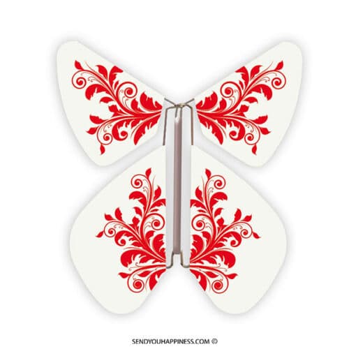 Magic Butterfly Baroque Red copyright sendyouhappiness.com