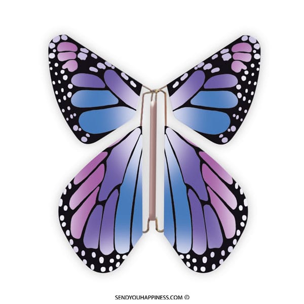 Magic Butterfly New Concept Purple copyright sendyouhappiness.com