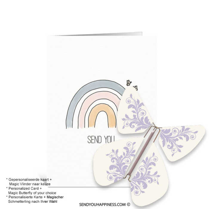 Card Little Happiness Rainbow sendyouhappiness.com