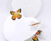 Magic Vlinder Boek Heart met 18 vlinders sendyouhappiness
